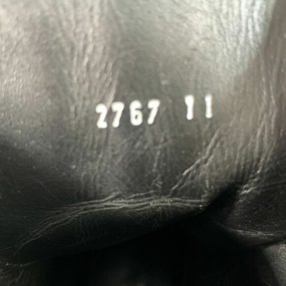 TED BAKER Size 11 Black Solid Leather Comando Sole Boots main image 4